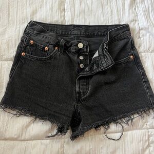 Levi 501 Shorts / Black